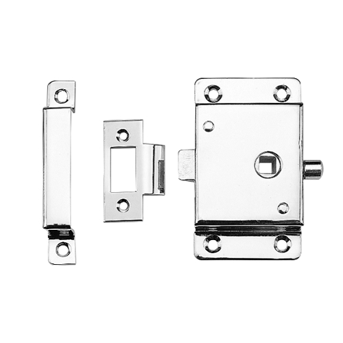 Compact Door Locks, Metal, Surface Mount 2
