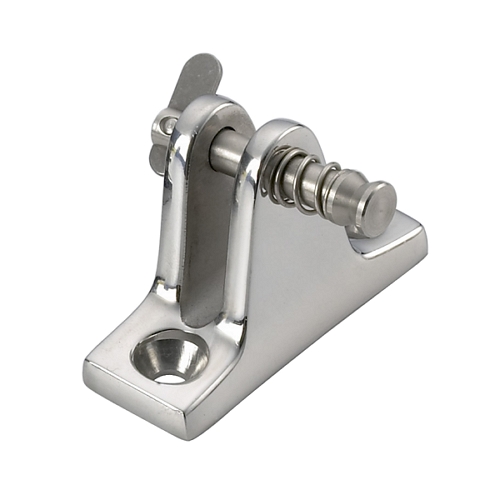 Angled Base Deck Hinges, Removable Pin 1