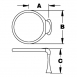 1-Cup Drink Holders, Closed Ring, Deck Mount