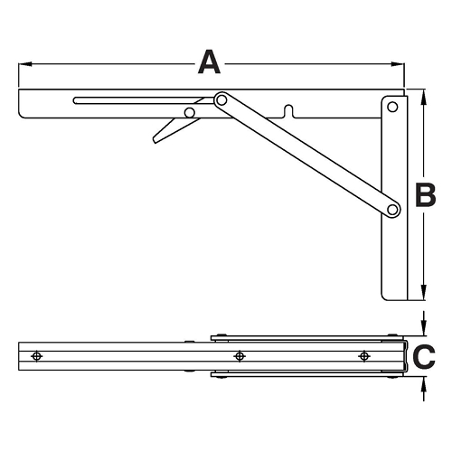 Folding Table Brackets 2