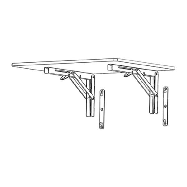 Folding Table Brackets, Removable